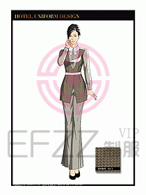 酒店制服西餐咨客服裝設(shè)計473