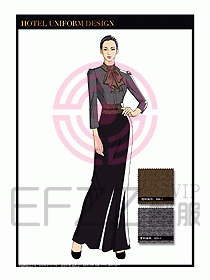 酒店制服西餐咨客服裝設(shè)計(jì)481