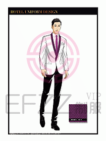 總臺收銀接待制服設(shè)計圖248