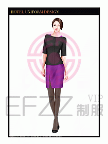 總臺(tái)收銀接待制服設(shè)計(jì)圖245