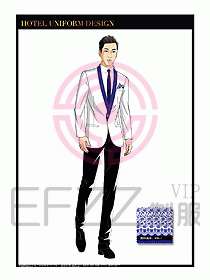 總臺收銀接待制服設(shè)計圖249