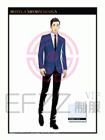 總臺(tái)收銀接待制服設(shè)計(jì)圖252