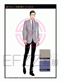 總臺(tái)收銀接待制服設(shè)計(jì)圖254