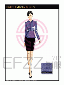 總臺(tái)收銀接待制服設(shè)計(jì)圖255
