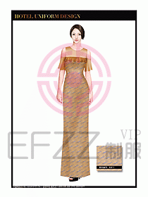 水療SPA咨客迎賓制服設(shè)計344