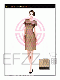 水療SPA咨客迎賓制服設計341