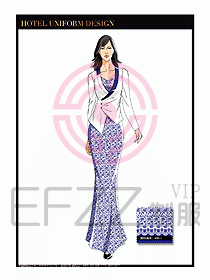 水療SPA咨客迎賓制服設(shè)計351