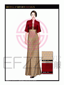 水療SPA咨客迎賓制服設(shè)計347