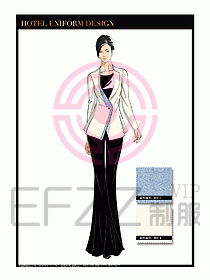 水療SPA咨客迎賓制服設(shè)計(jì)355