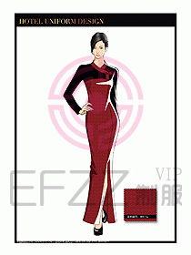 水療SPA咨客迎賓制服設計360