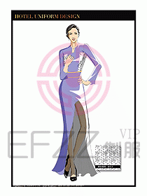 水療SPA咨客迎賓制服設計365