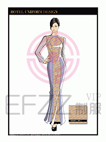 水療SPA咨客迎賓制服設(shè)計364