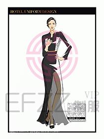 水療SPA咨客迎賓制服設(shè)計(jì)366