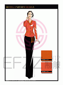 水療SPA咨客迎賓制服設(shè)計370