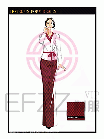 水療SPA咨客迎賓制服設(shè)計(jì)368
