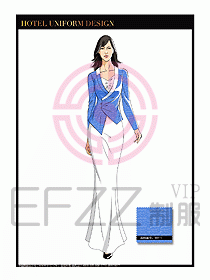 水療SPA咨客迎賓制服設(shè)計(jì)371