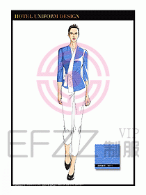 SPA會所服務(wù)生制服設(shè)計(jì)圖399