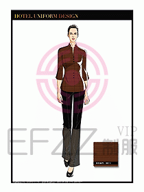 SPA會所服務(wù)生制服設(shè)計圖419