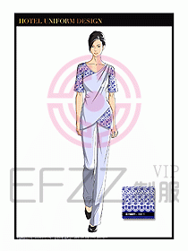 SPA會(huì)所服務(wù)生制服設(shè)計(jì)圖428