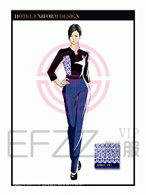 SPA會(huì)所服務(wù)生制服設(shè)計(jì)圖434