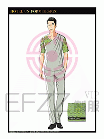 SPA會所服務(wù)生制服設(shè)計圖435