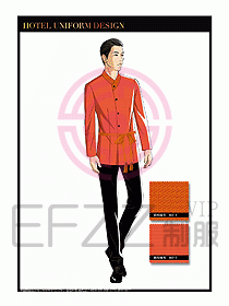 SPA會所服務(wù)生制服設(shè)計圖439