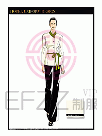 SPA會所服務(wù)生制服設(shè)計圖441