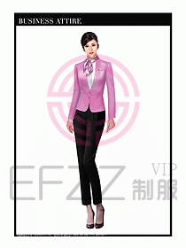 職業(yè)裝空姐服制服設(shè)計(jì)圖736