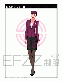 職業(yè)裝空姐服制服設(shè)計圖740