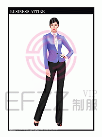 職業(yè)裝空姐服制服設(shè)計(jì)圖744