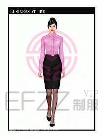 職業(yè)裝空姐服制服設(shè)計(jì)圖749