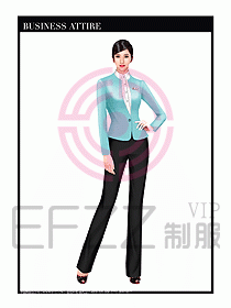 職業(yè)裝空姐服制服設(shè)計(jì)圖745