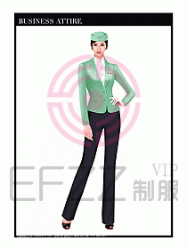 職業(yè)裝空姐服制服設(shè)計圖753