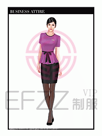 職業(yè)裝空姐服制服設(shè)計(jì)圖761