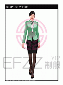 職業(yè)裝空姐服制服設(shè)計(jì)圖756