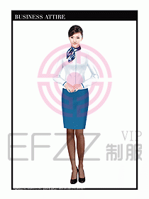 職業(yè)裝空姐服制服設(shè)計圖763