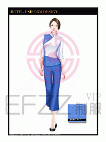 按摩技師美容制服設(shè)計(jì)1141