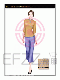 按摩技師美容制服設(shè)計(jì)1140