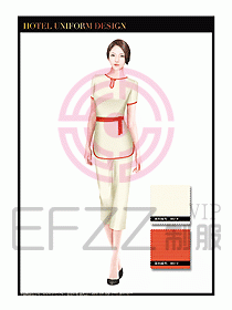 按摩技師美容制服設(shè)計(jì)1147