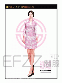 按摩技師美容制服設(shè)計(jì)1163