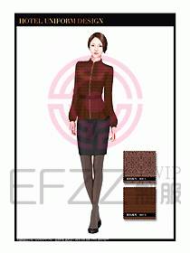 按摩技師美容制服設(shè)計(jì)1176