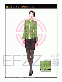 按摩技師美容制服設(shè)計1177