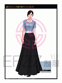按摩技師美容制服設(shè)計1194