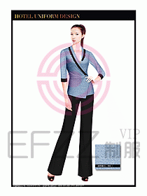 按摩技師美容制服設(shè)計(jì)1203