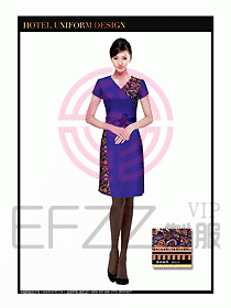 按摩技師美容制服設(shè)計(jì)1228