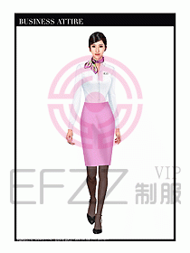 職業(yè)裝空姐服制服設(shè)計圖773