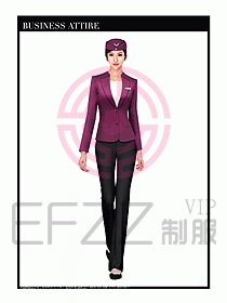 職業(yè)裝空姐服制服設(shè)計圖775