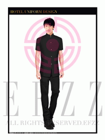 酒店中餐服務員制服設(shè)計1623