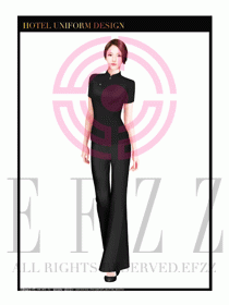 酒店中餐服務(wù)員制服設(shè)計(jì)1624