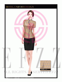 酒店中餐服務(wù)員制服設(shè)計(jì)1630